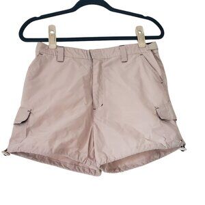 Vintage 90s R21 Rue 21 Khaki Cargo Shorts Adjustable‎ Lightweight Summer Casual